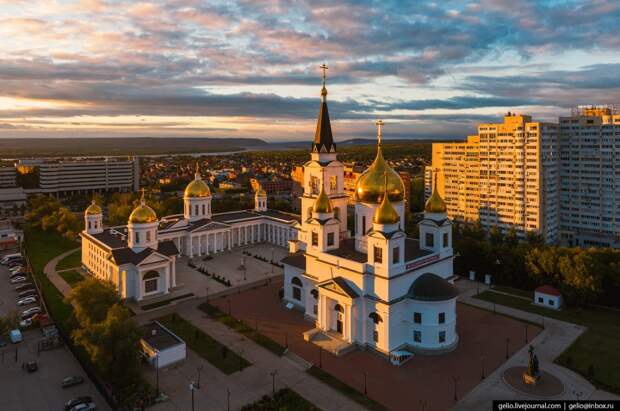 Фото Самары с высоты — космический город на Волге