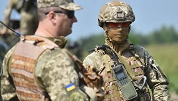 Украинские военнослужащие на Яворивском полигоне во Львовской области. Архивное фото