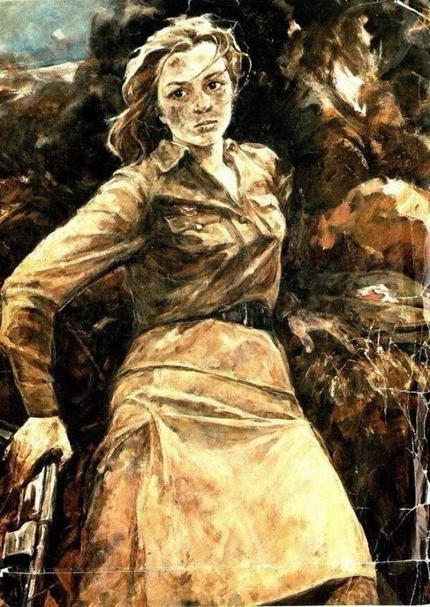 Ей было всего 20 лет! война, девушка, отвага