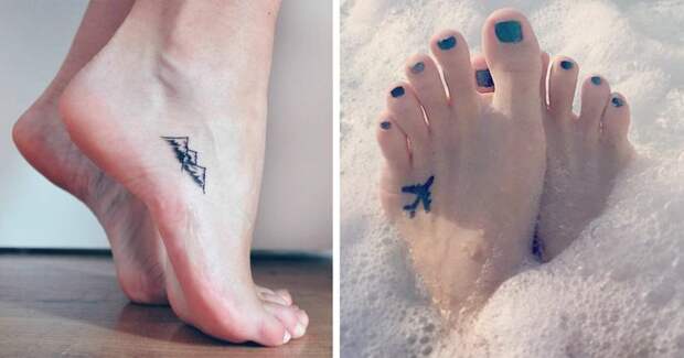 100 минималистичных татуировок