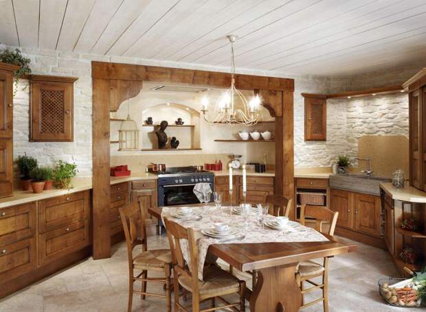 Рустикальный стиль деревянного дома – новое направление в дизайне (52 фото)