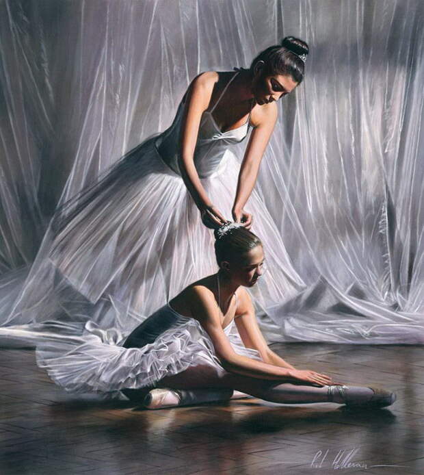 Красивые женщины на картинах Rob Hefferan