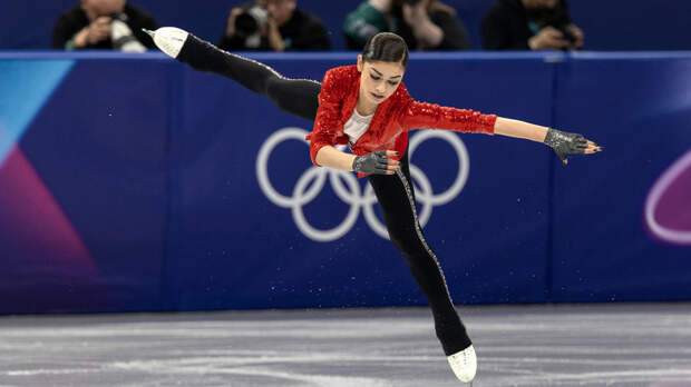 Петросян прыгнула четверной тулуп в каскаде, но упала с сольного тулупа в прогоне произвольной программы