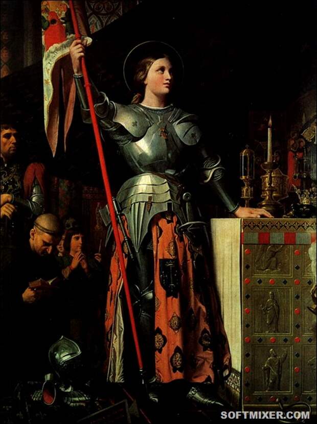 Jean-Auguste-Dominique-Ingres-Joan-of-Arc-at-the-Coronation-of-King-Charles-VII-17th-July-1429