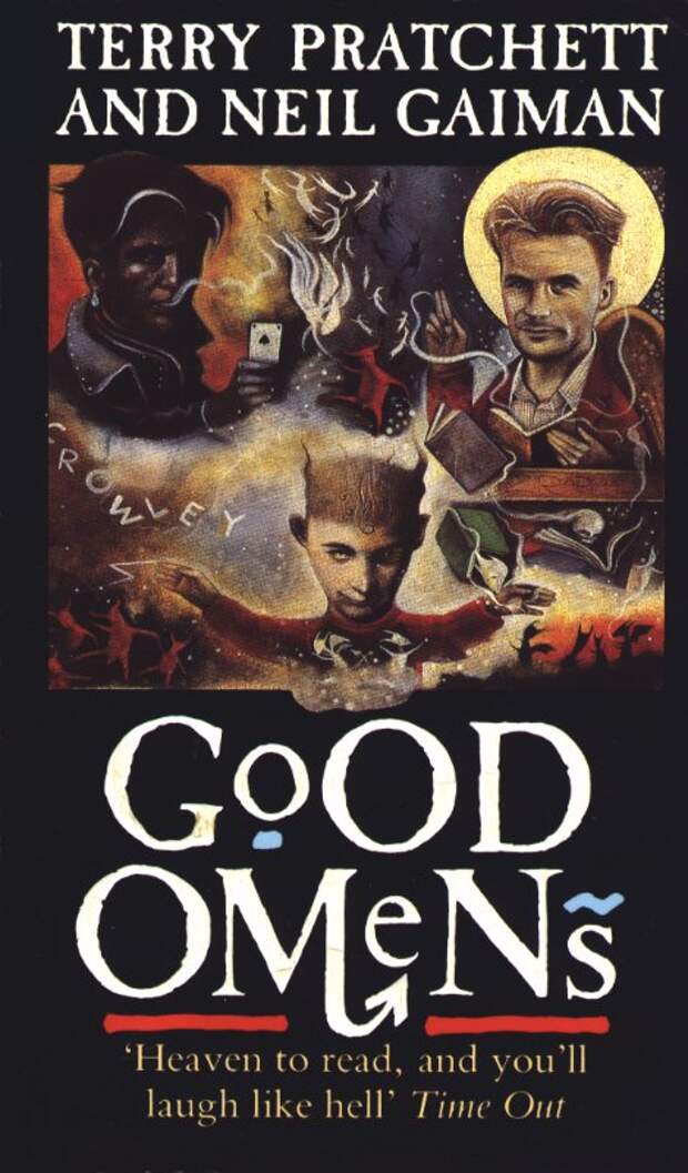 Терри Пратчетт good Omens. Good Omens книга. Pratchett, Гейман "good Omens". Neil Gaiman and Terry Pratchett good Omens.