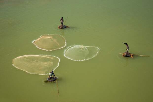 Бенгальские рыбаки земля, люди, природа, фото