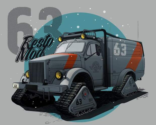 ГАЗ-63 - грузовик, который стал внедорожником.