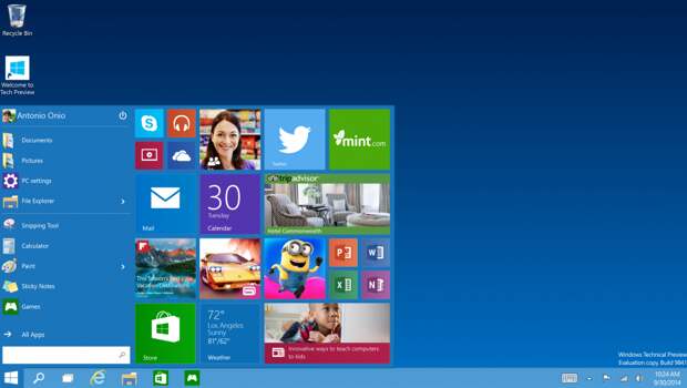 Известна дата выхода Microsoft Windows 10