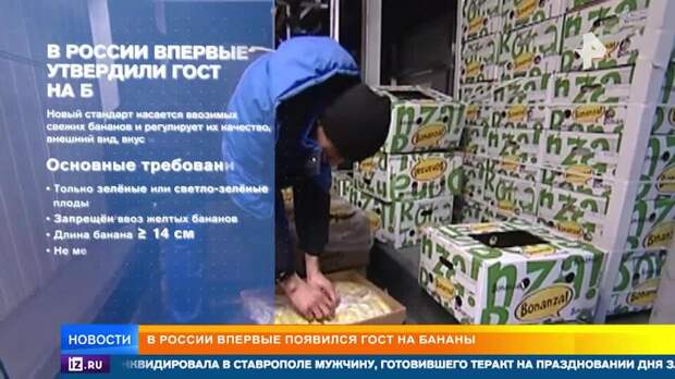 На бананы в России впервые ввели ГОСТ