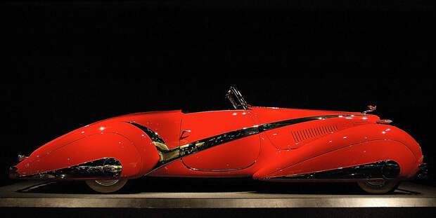 Двухместный кабриолет Cadillac V16 Series 90 1937 Hartmann, cadillac, кабриолет, олдтаймер, ретро атвомобиль