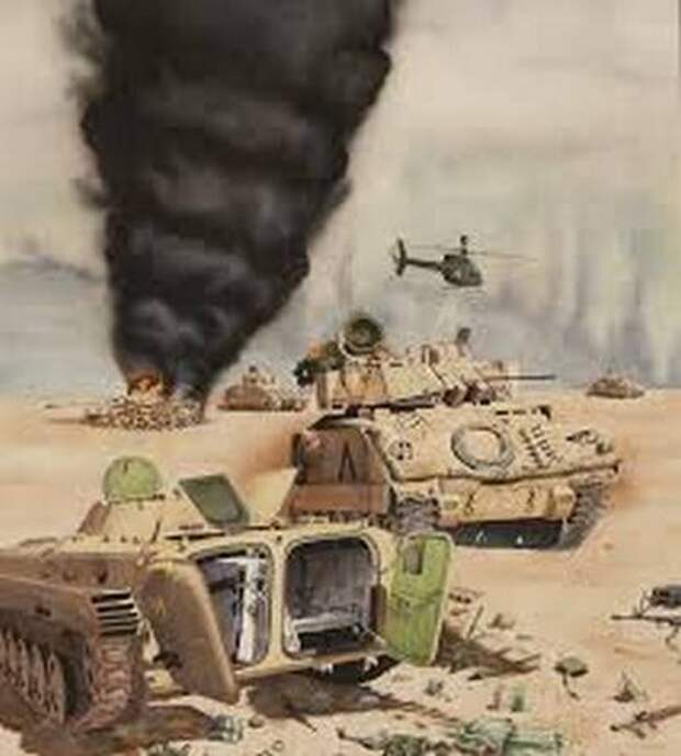 Последняя танковая битва 20-го века: M1 Abrams против Т-72