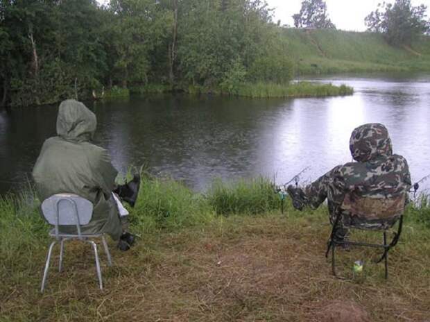 Особенности рыбалки в дождь