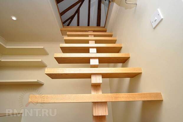 Деревянная лестница в доме. 20 фото-идей