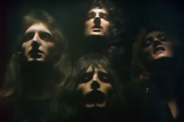 Кадр из видео “Bohemian Rhapsody” Queen