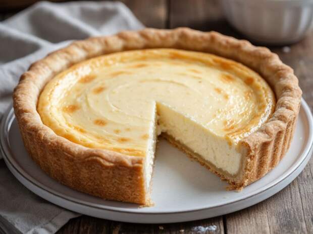 Быстрое тесто, простая начинка: готовим творожный пирог «Тающий миг»
