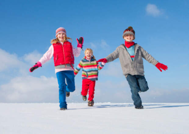Зимние салки-ёлочки