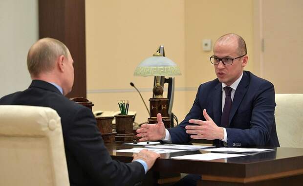 Рабочая встреча с главой Удмуртии Александром Бречаловым