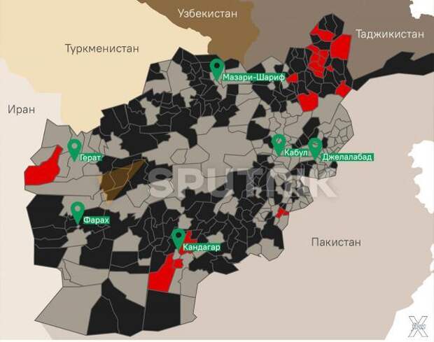 Обстановка в Афганистане на момент 6 ...