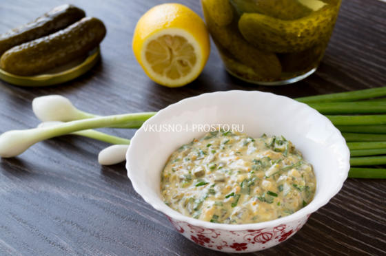 Домашний соус тартар
