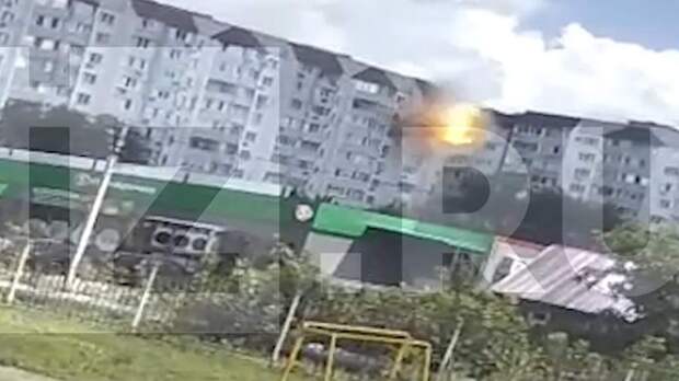 Момент обрушения многоэтажного дома в Саратове попал на видео