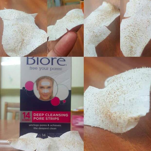 There's something oddly satisfying about the aftermath of pore strips.