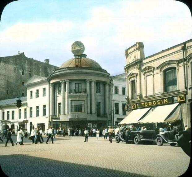 Редчайшие снимки Москвы 1931 года в цвете в цвете, история, москва, фото