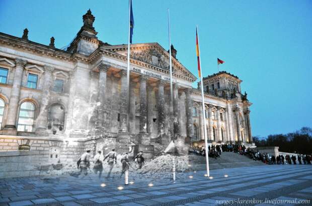 44. Берлин 1945-2010. Штурм Рейхстага. Связь времен, берлин, история, фото