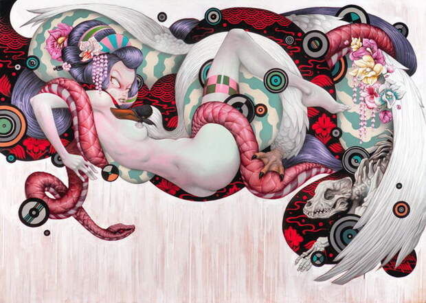 Яркие коллажи Tristan Eaton