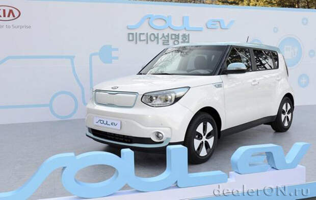 Электромобиль Kia Soul EV 2014 (Киа Соул 2014)