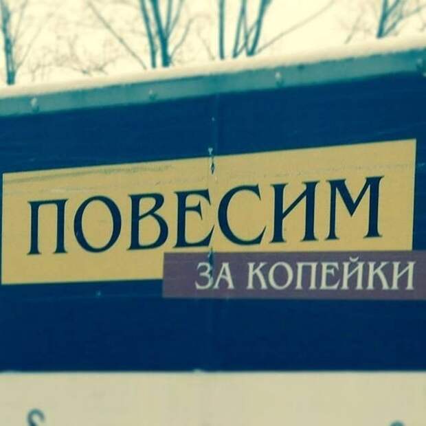 Прикольные надписи и объявления (40 фото)