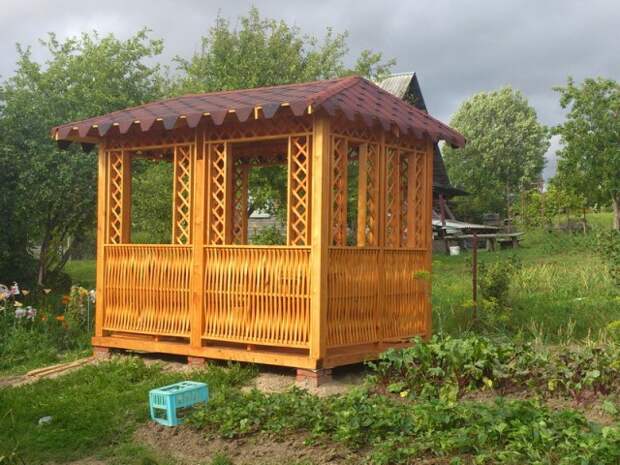 Беседка своими руками беседка, дача, своими руками