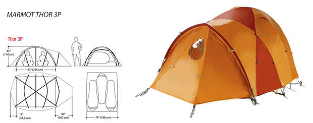 палатка Marmot Thor 3P палатка Marmot Thor 3P