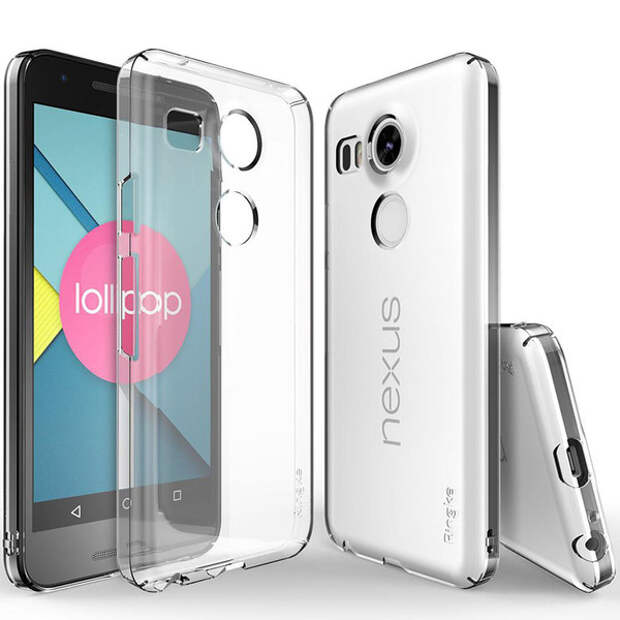 Белый Nexus 5X в кейсе