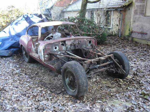 3000 часов потребовалось чтобы восстановить этот Jaguar E-Type 1961 E-Type, jaguar, восстановление, олдтаймер, реставрация