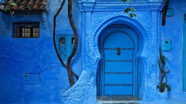 синий город Марокко