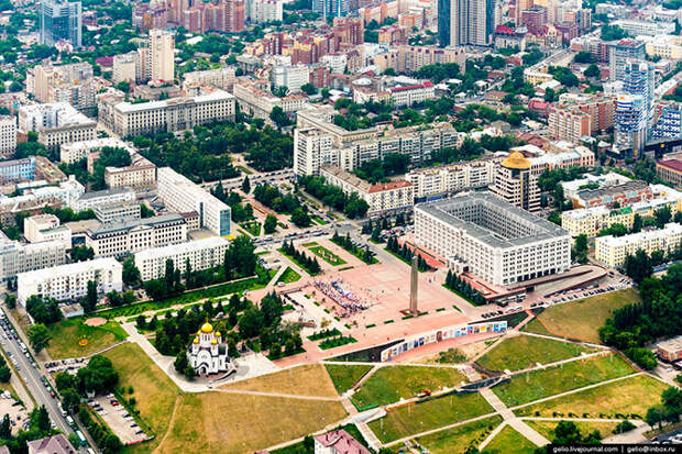 Самара с высоты