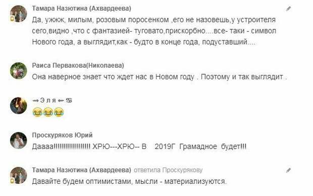 Новогодняя свинья из ада материализовалась в Самаре Новогодняя свинья из ада материализовалась в Самаре