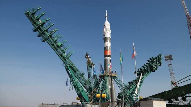 Вывоз РН Союз-2. 1а с пилотируемым кораблем  Союз МС -18 на стартовой комплекс космодрома Байконур  - РИА Новости, 1920, 16.09.2021