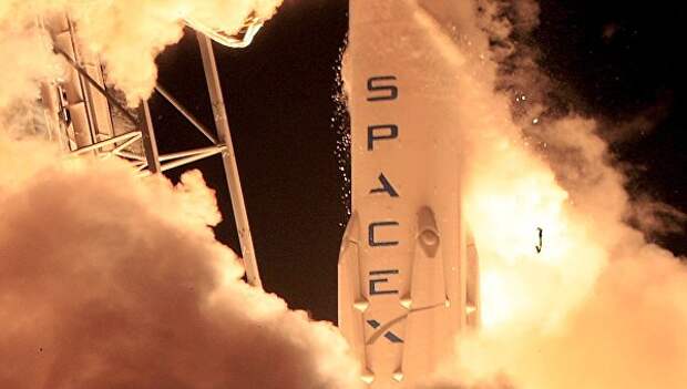 Ракета-носитель Falcon 9. 5 марта 2016 года Ракета-носитель Falcon 9. 5 марта 2016 года