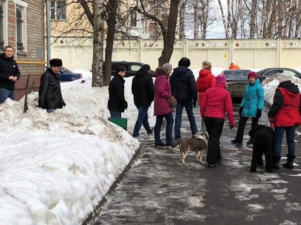 Обход / фото предоставлено управой района