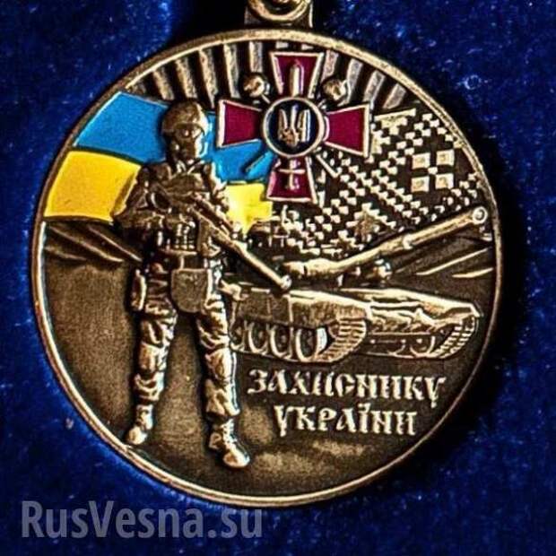 Зрада: «Героев АТО» наградили памятными знаками с изображением российского оружия (ФОТО) | Русская весна