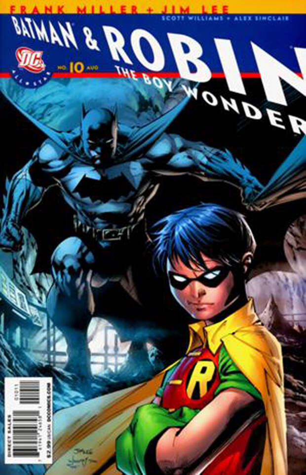 Обложка скандального выпуска комикса о Бэтмене и Робине