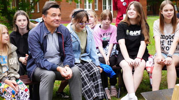 Дети участников СВО рассказали Андрею Воробьеву, как проходит их отдых в летнем лагере