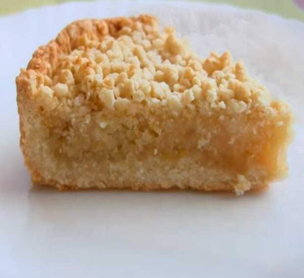 Лимонный пирог из песочного теста рецепт в духовке с фото пошагово классический