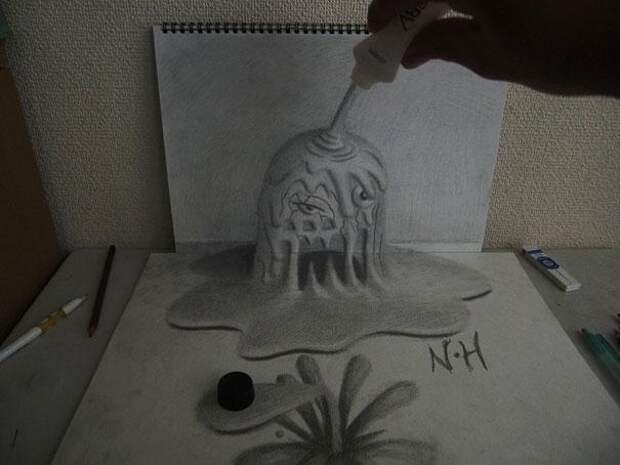 Нагаи Хидеюки 3d рисунки (15)