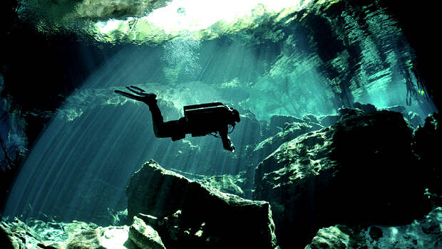 Кейв-дайвинг на полуострове Юкатан, фото: cenotedivemex.wordpress.com