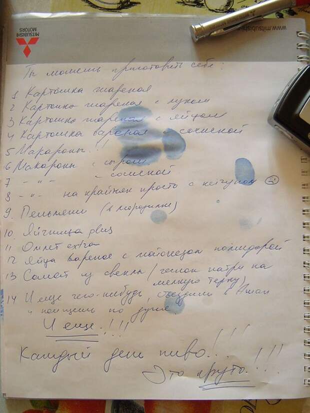 записки от любимых жен 