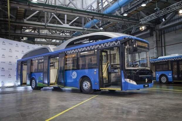 20. На заводе ЛиАЗ представили новый электробус Хорошие, добрые, новости, россия, фоторепортаж
