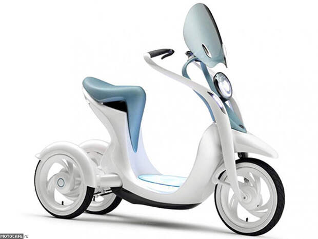 Концепт Yamaha электрический трайк EC-Miu
