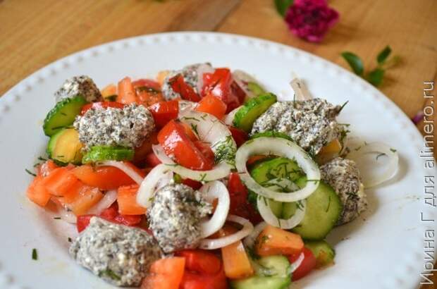 салат с оливковой пастой салат с оливковой пастой